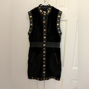 Temperley London Black and Gold Vest